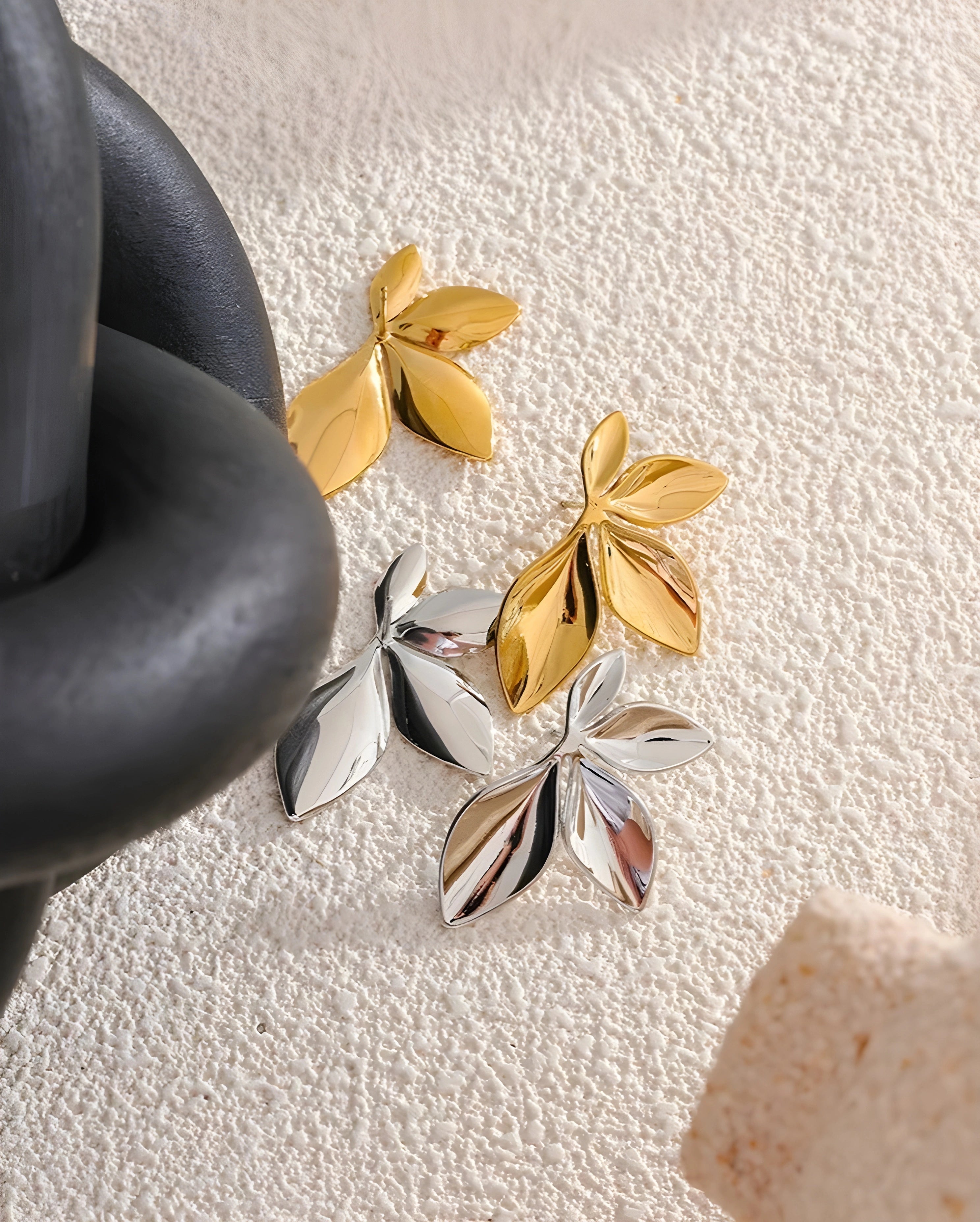 Brinco Folhas Finesse