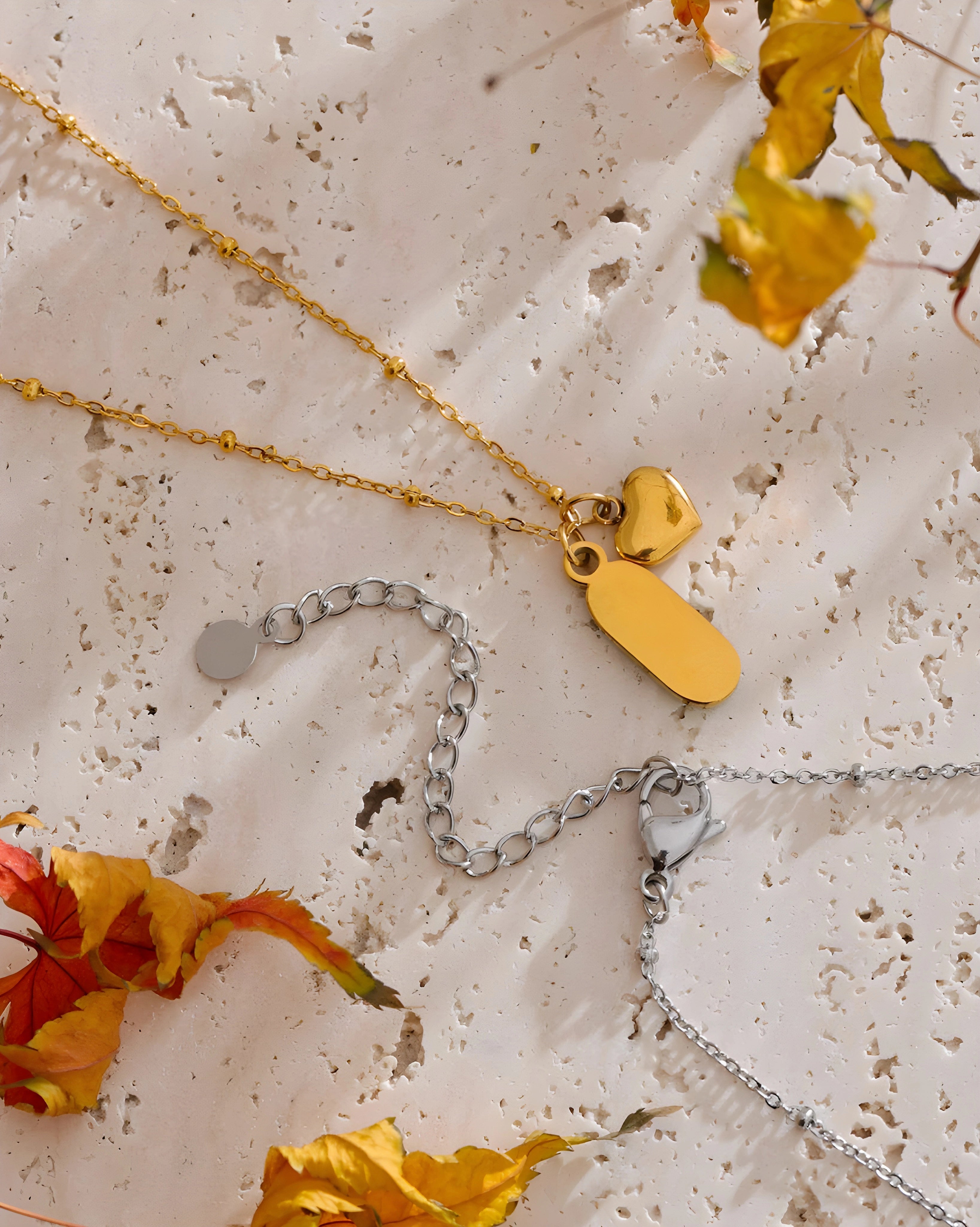 Colar Coração & Amazonita