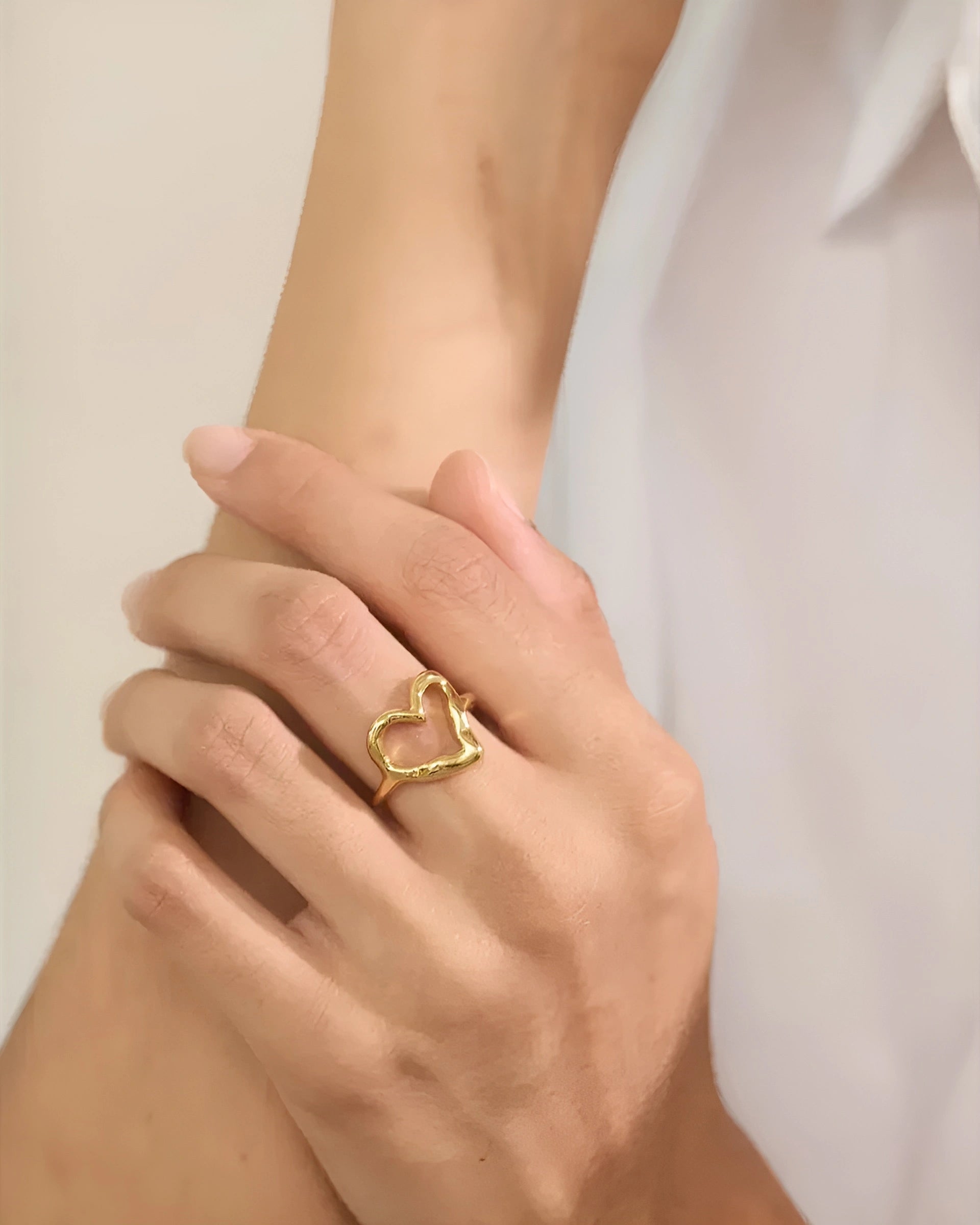 Anel Coração Finesse