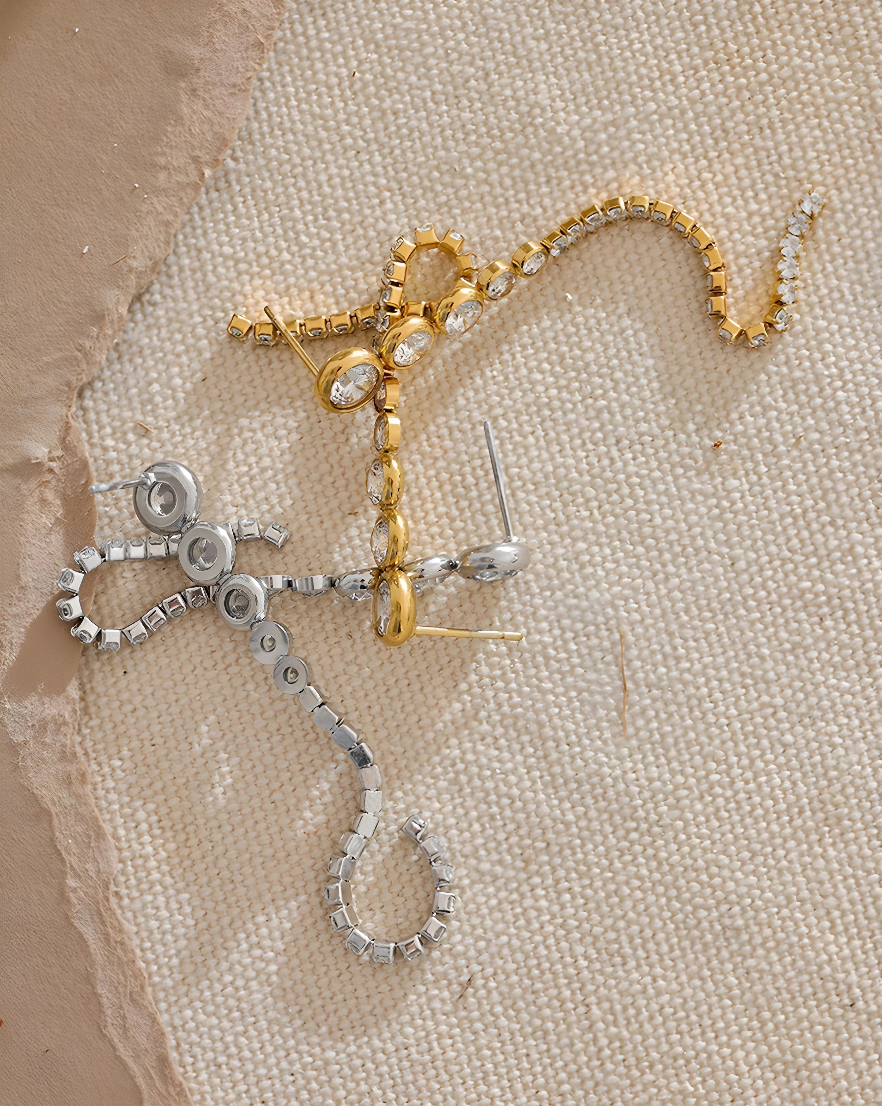 Brinco Longo Tennis Zircônia