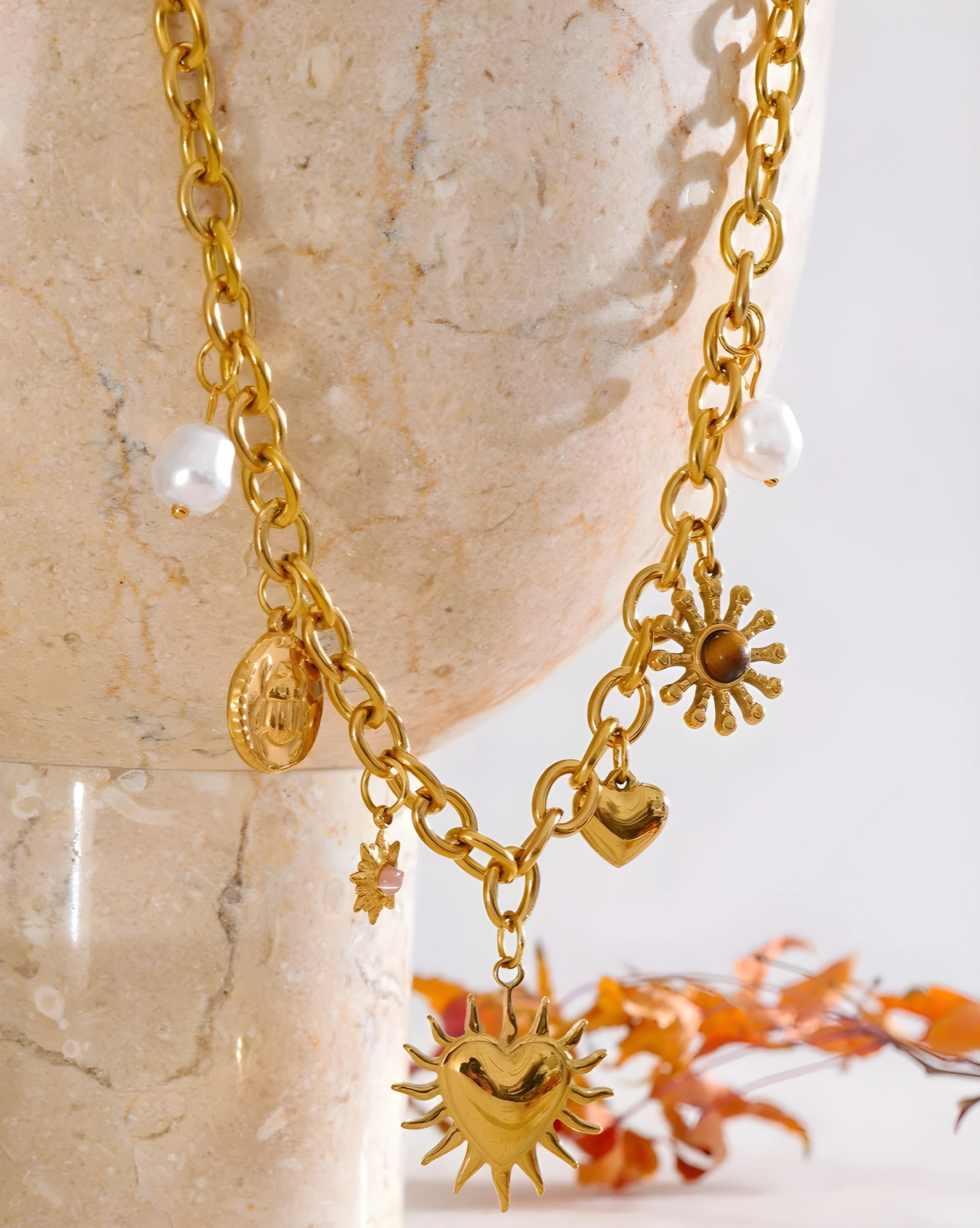 Colar Summer Coração Solar