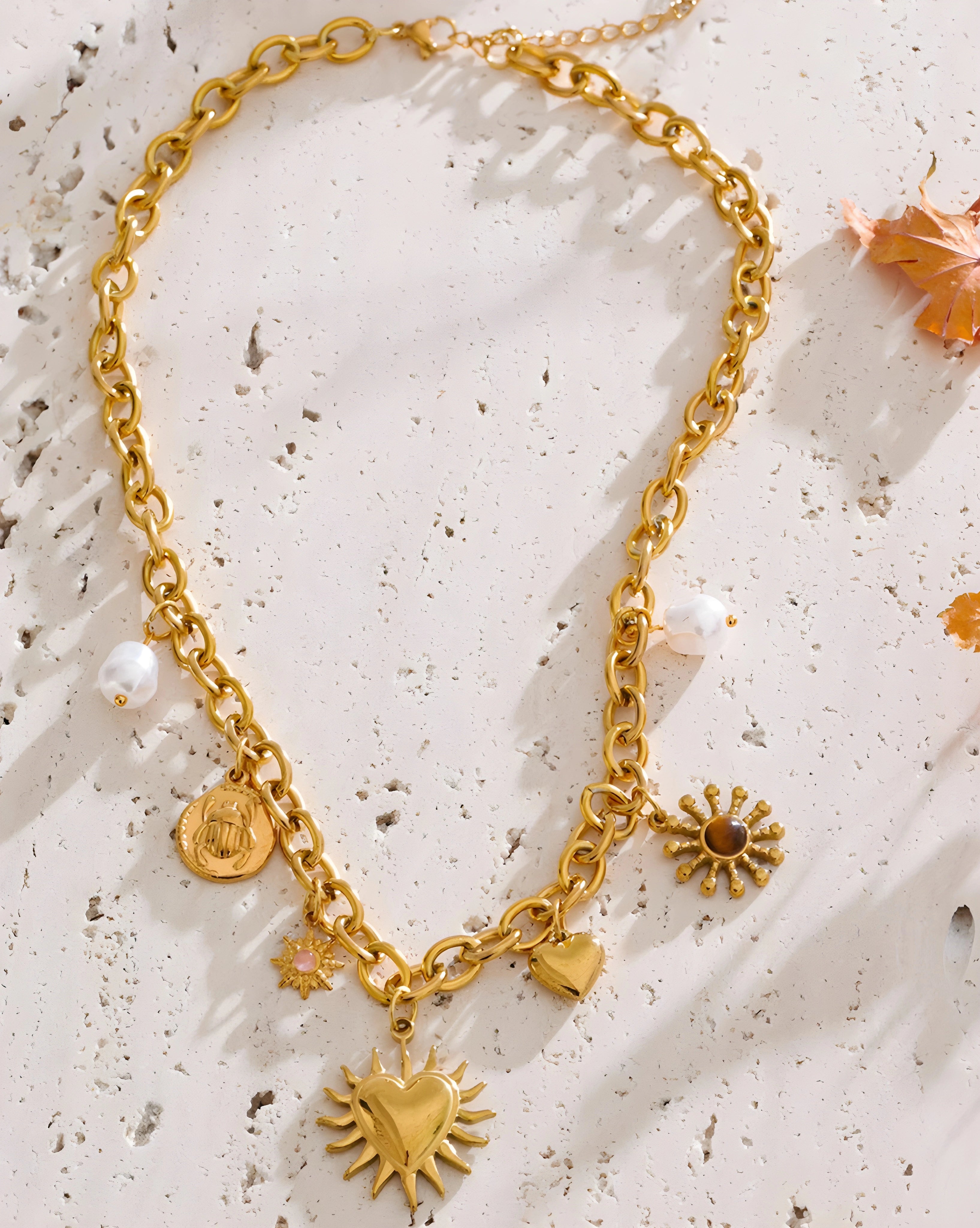 Colar Summer Coração Solar