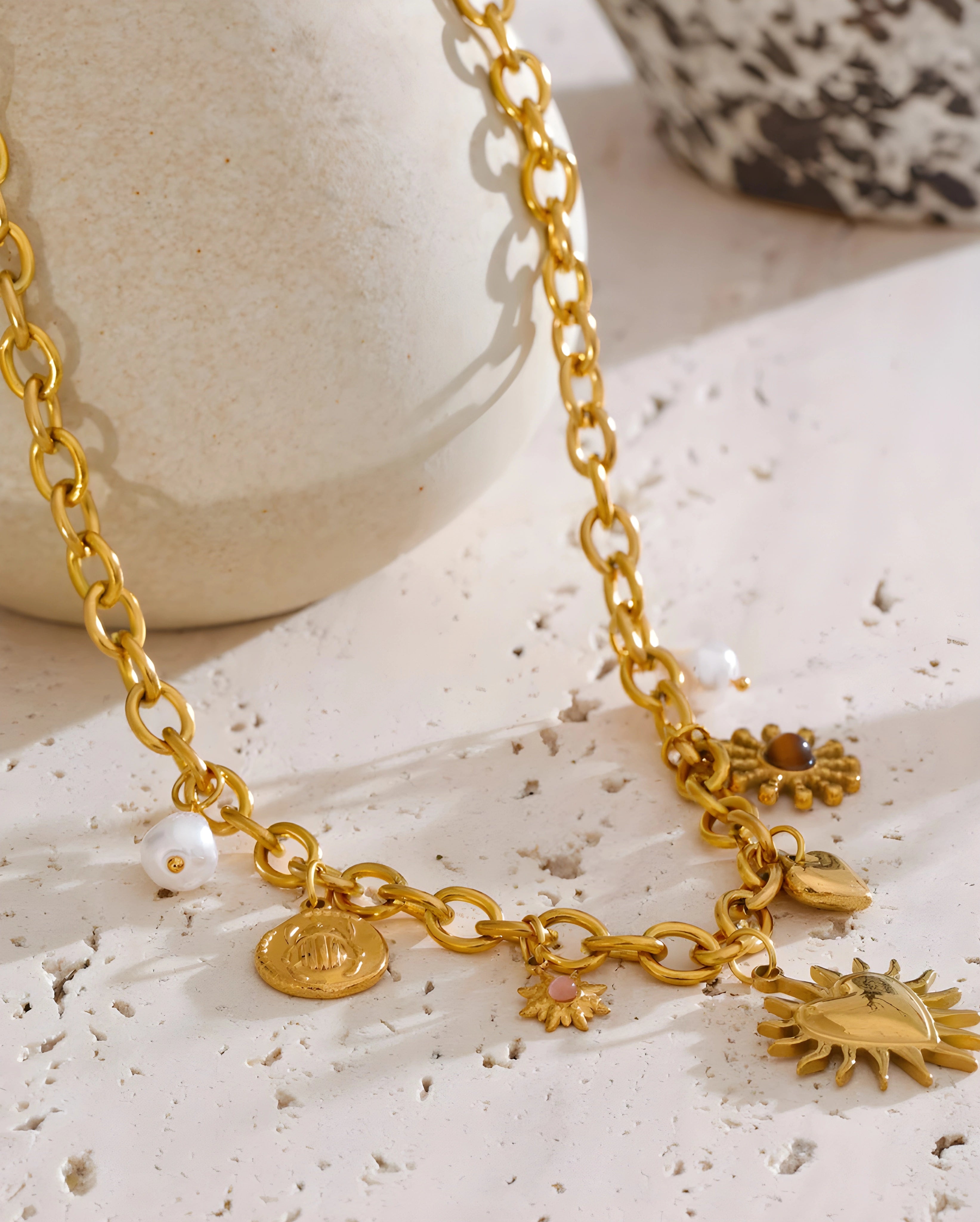 Colar Summer Coração Solar