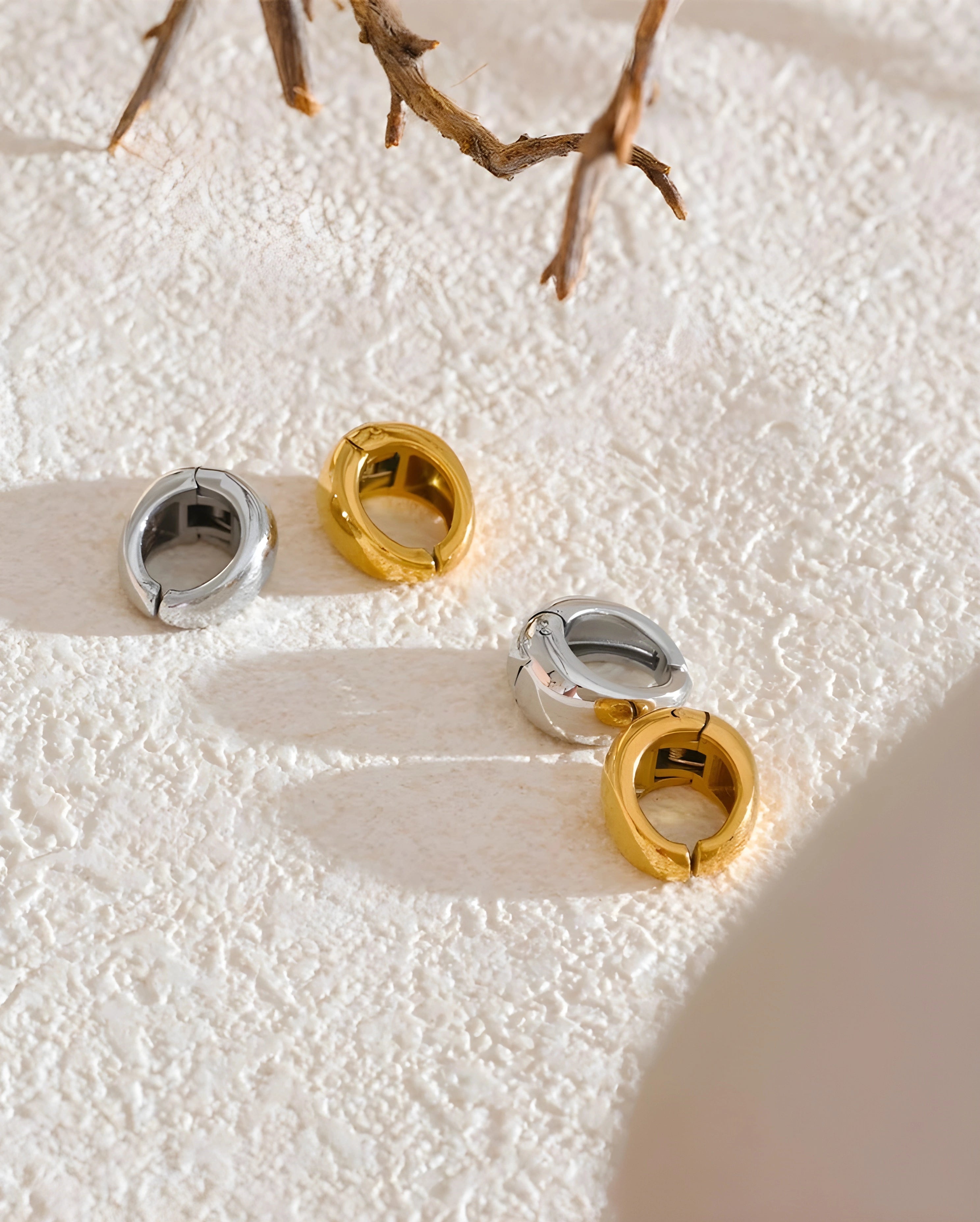 Brinco de Argola Clip