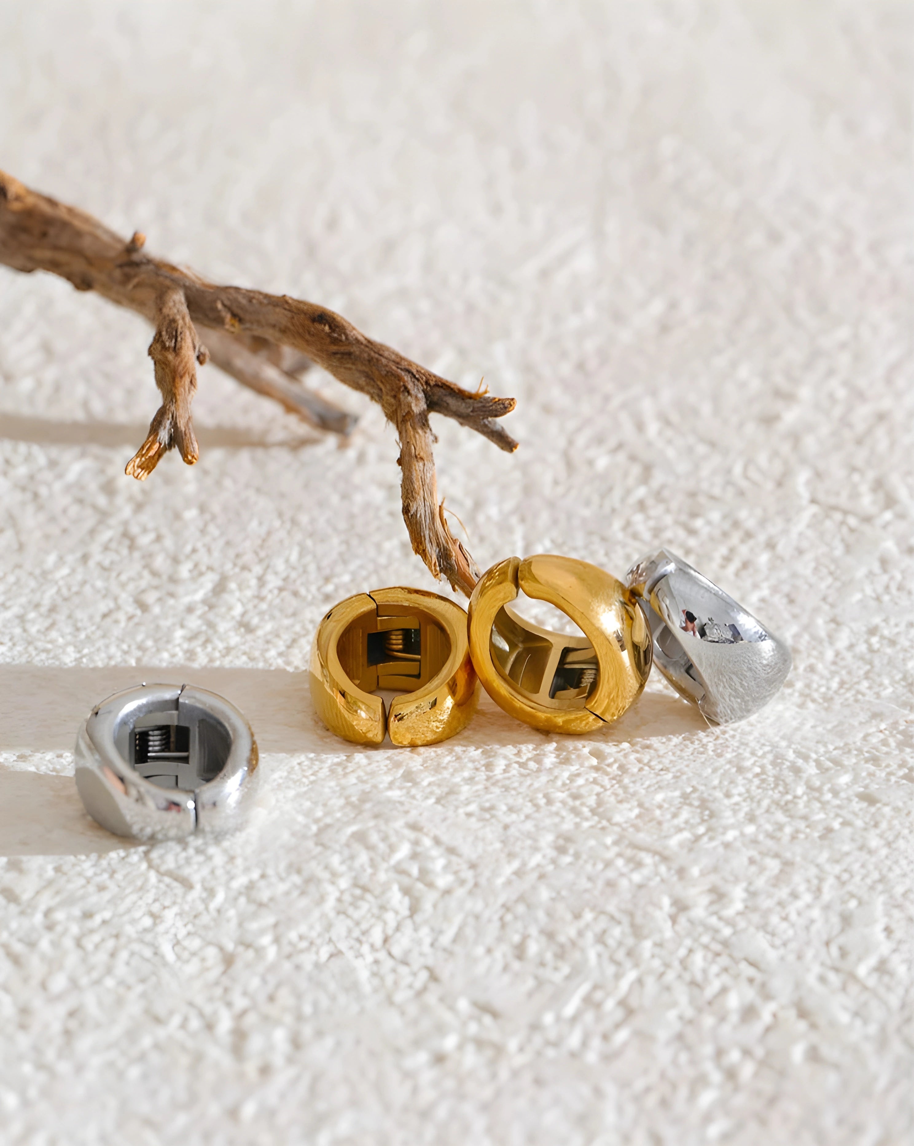 Brinco de Argola Clip