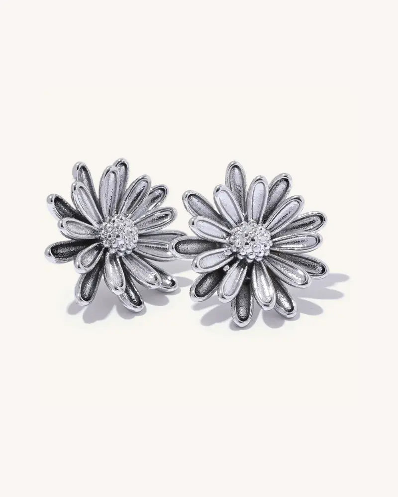 Brinco Flor Crisântemo
