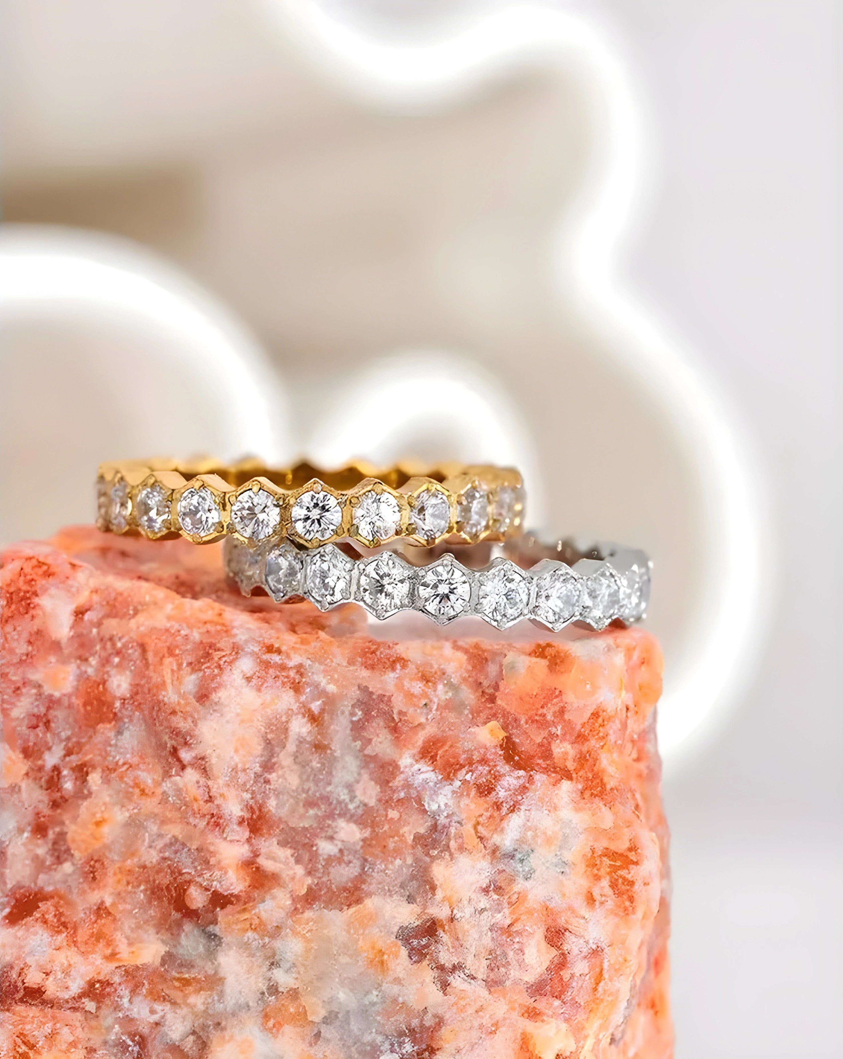 Anel Coroa Hexa Zircônia