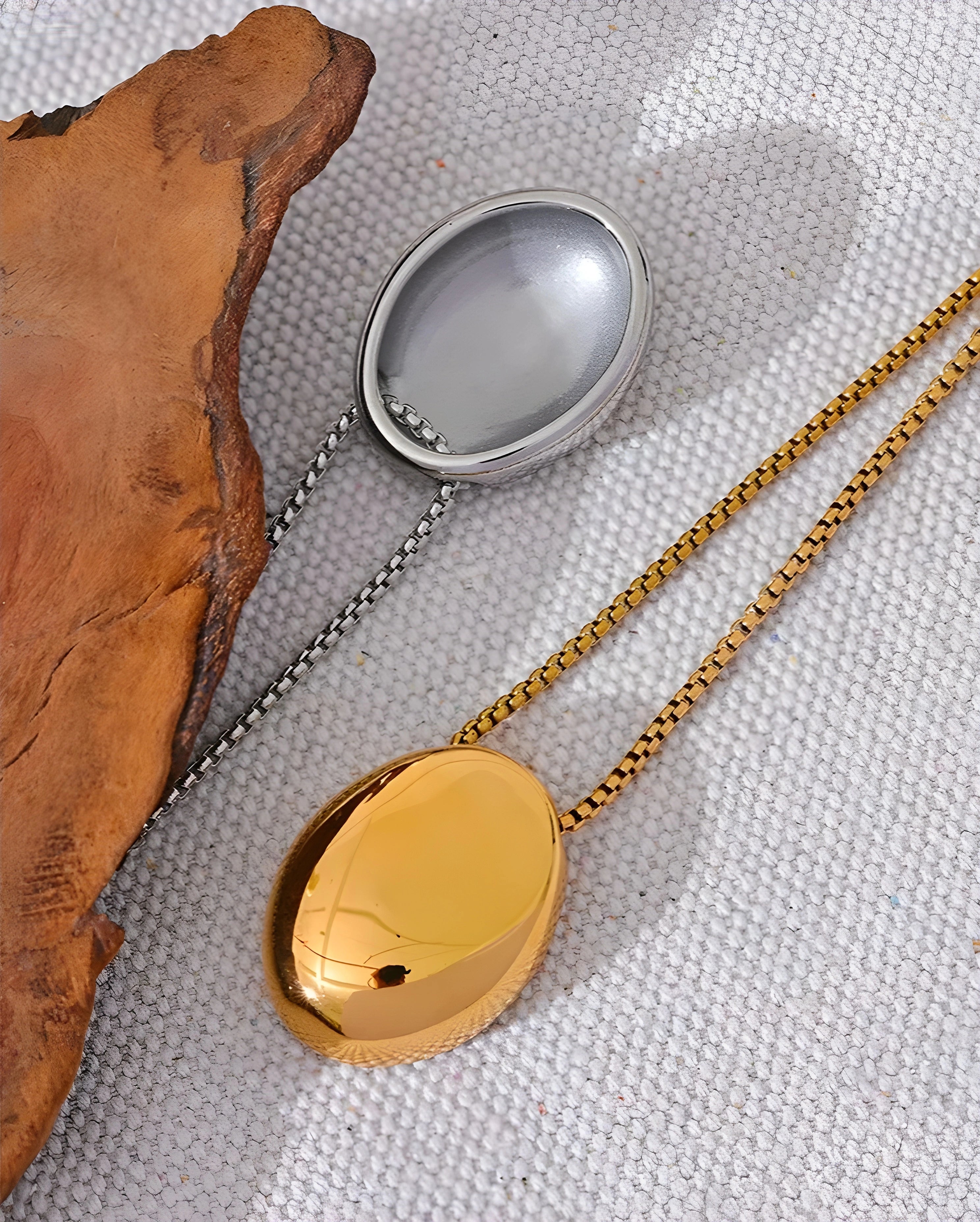 Colar Longo State Oval