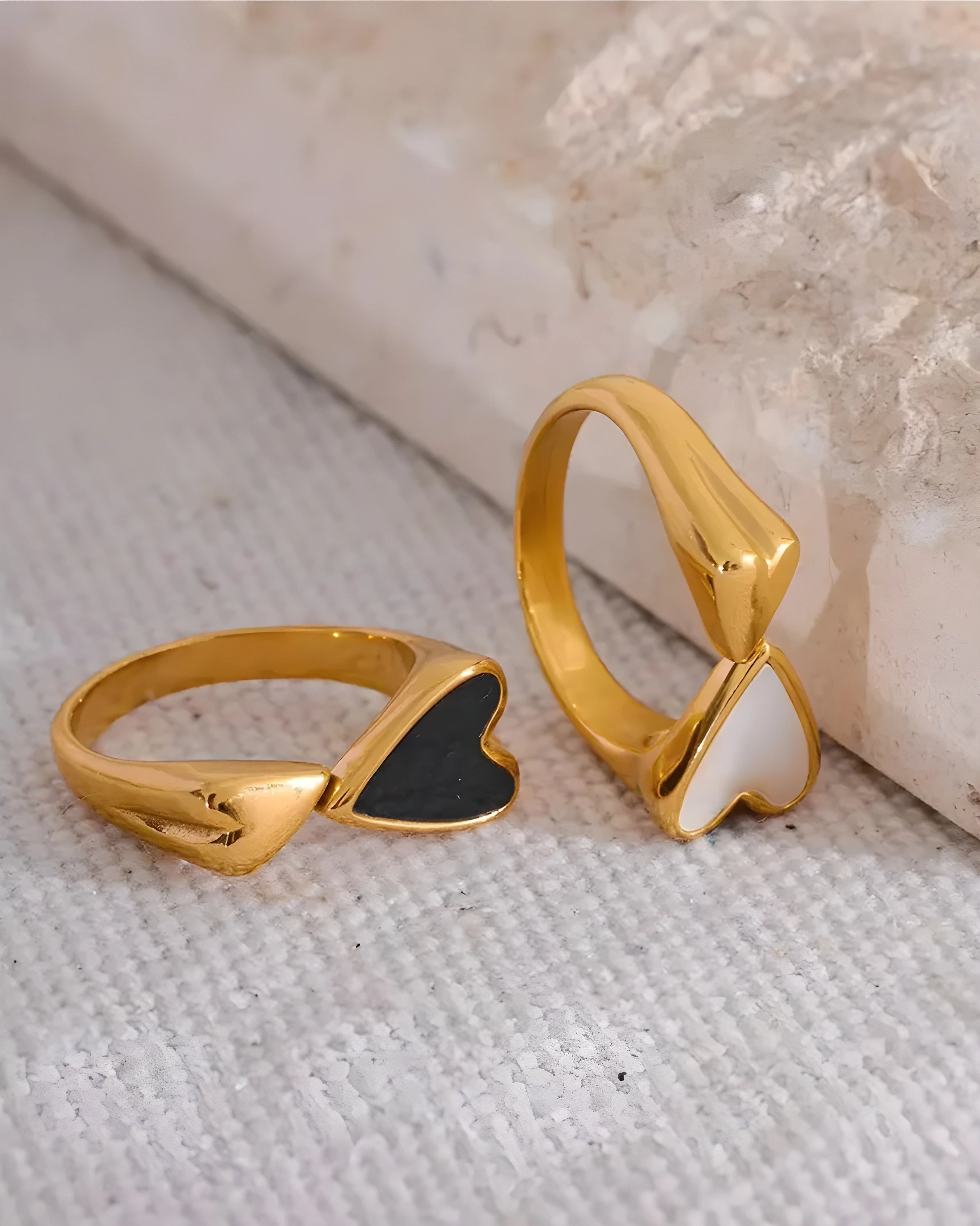 Anel Camafeu Coração