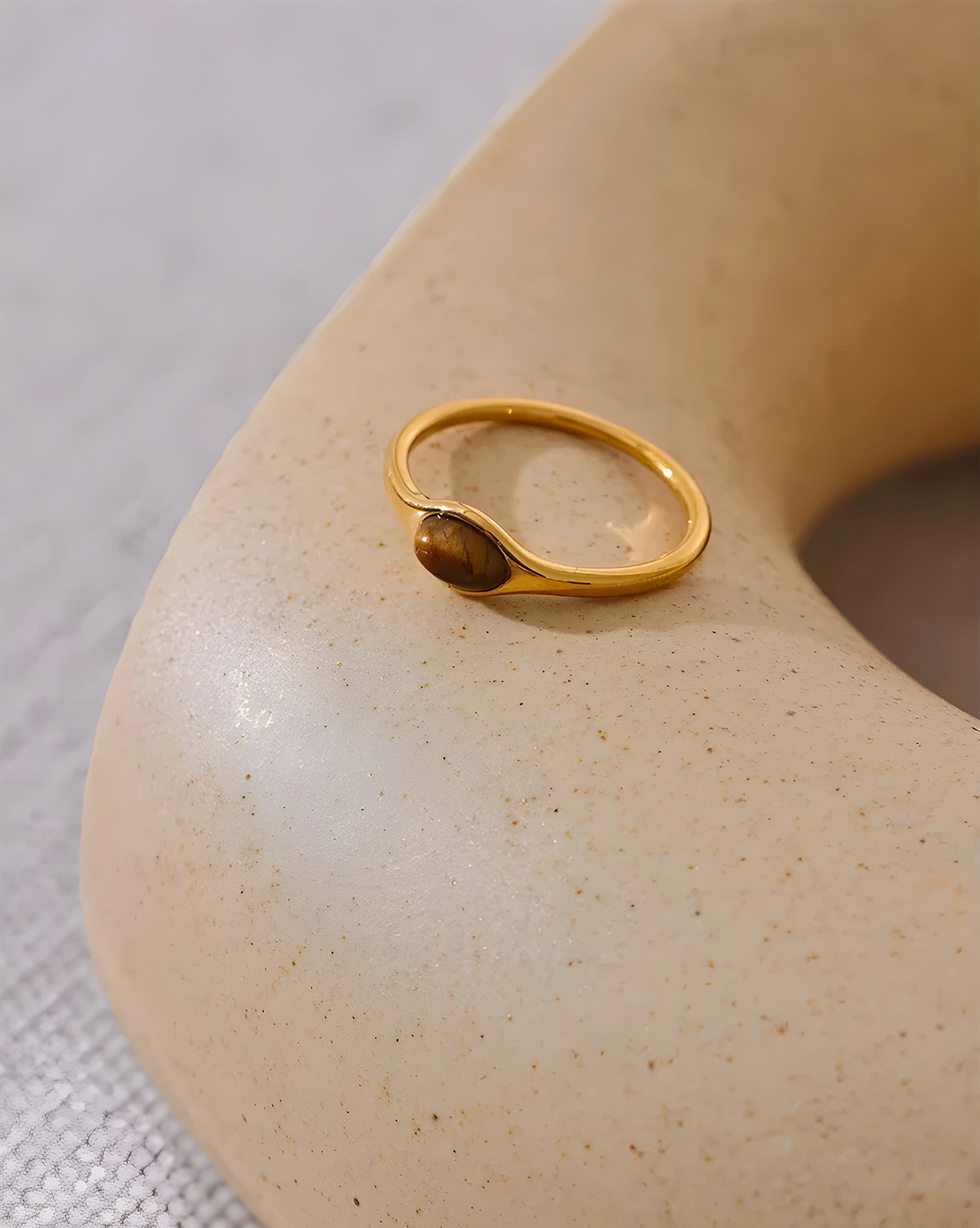 Anel Essencial Olho de Tigre