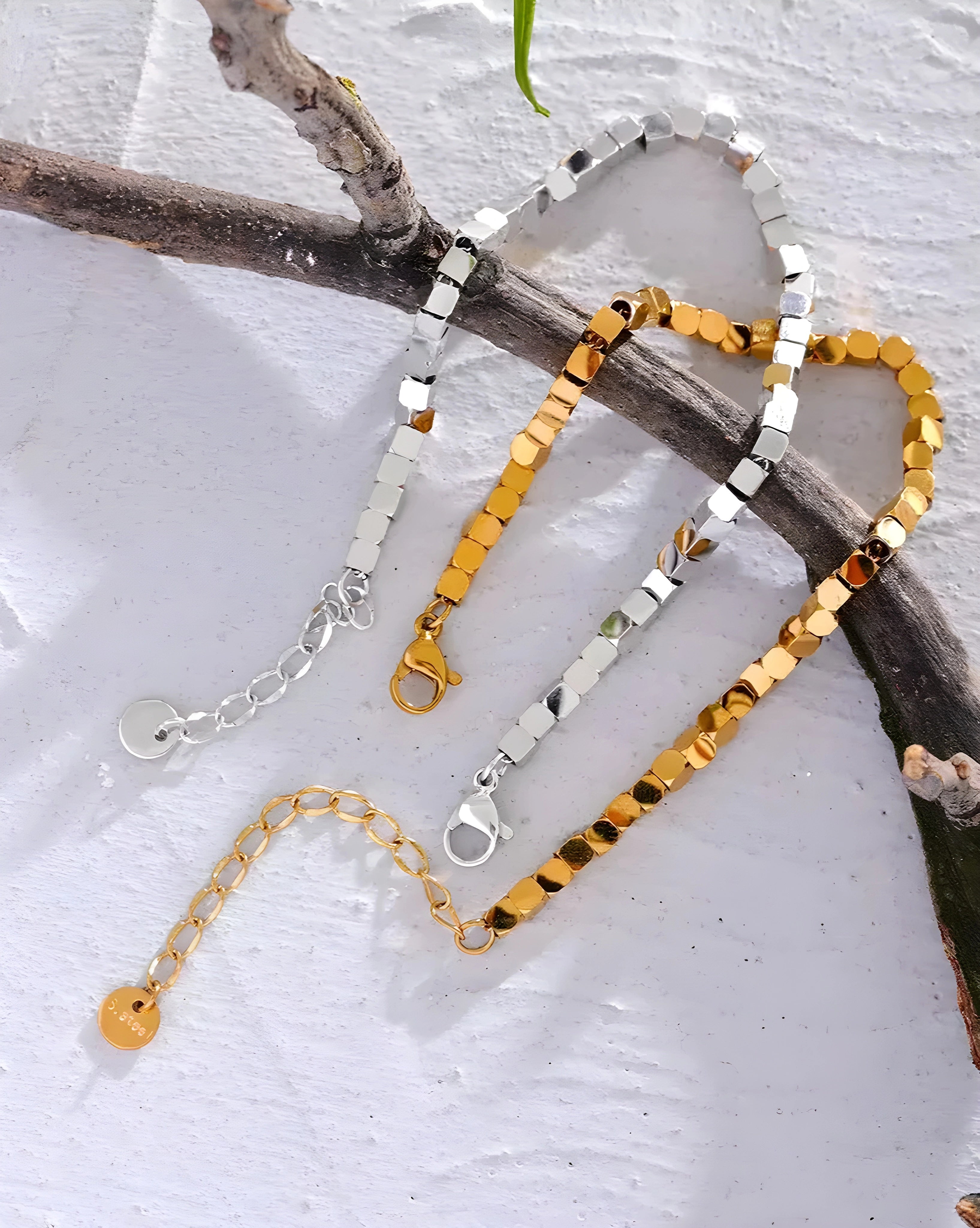 Pulseira Cubos de Contas