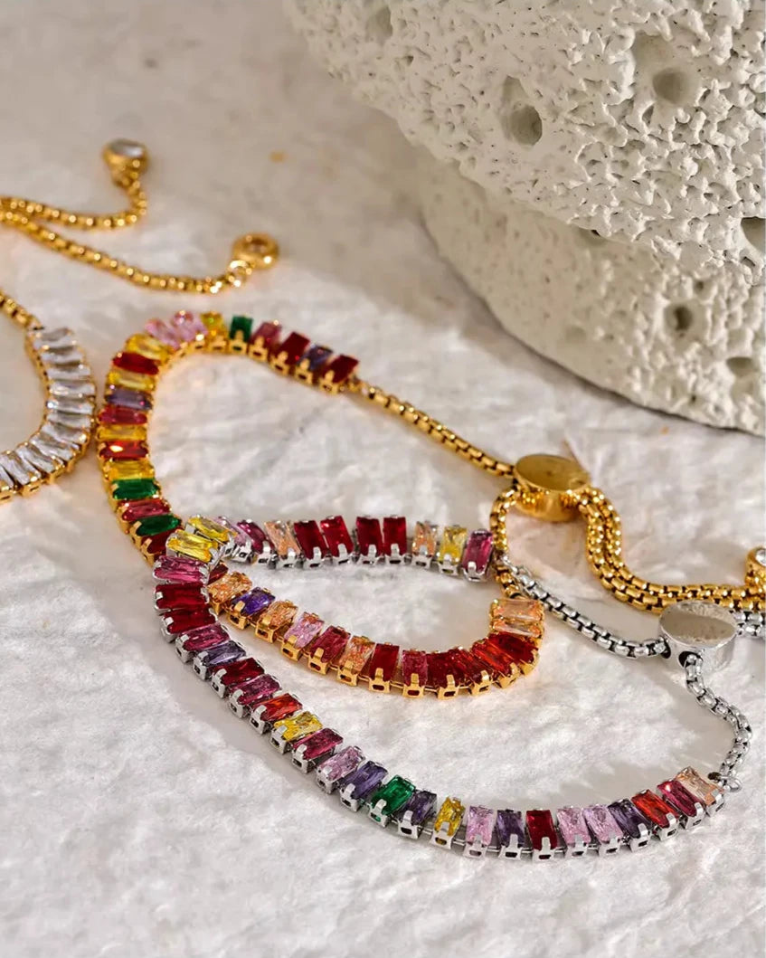 Pulseira Cravejada Multicolor