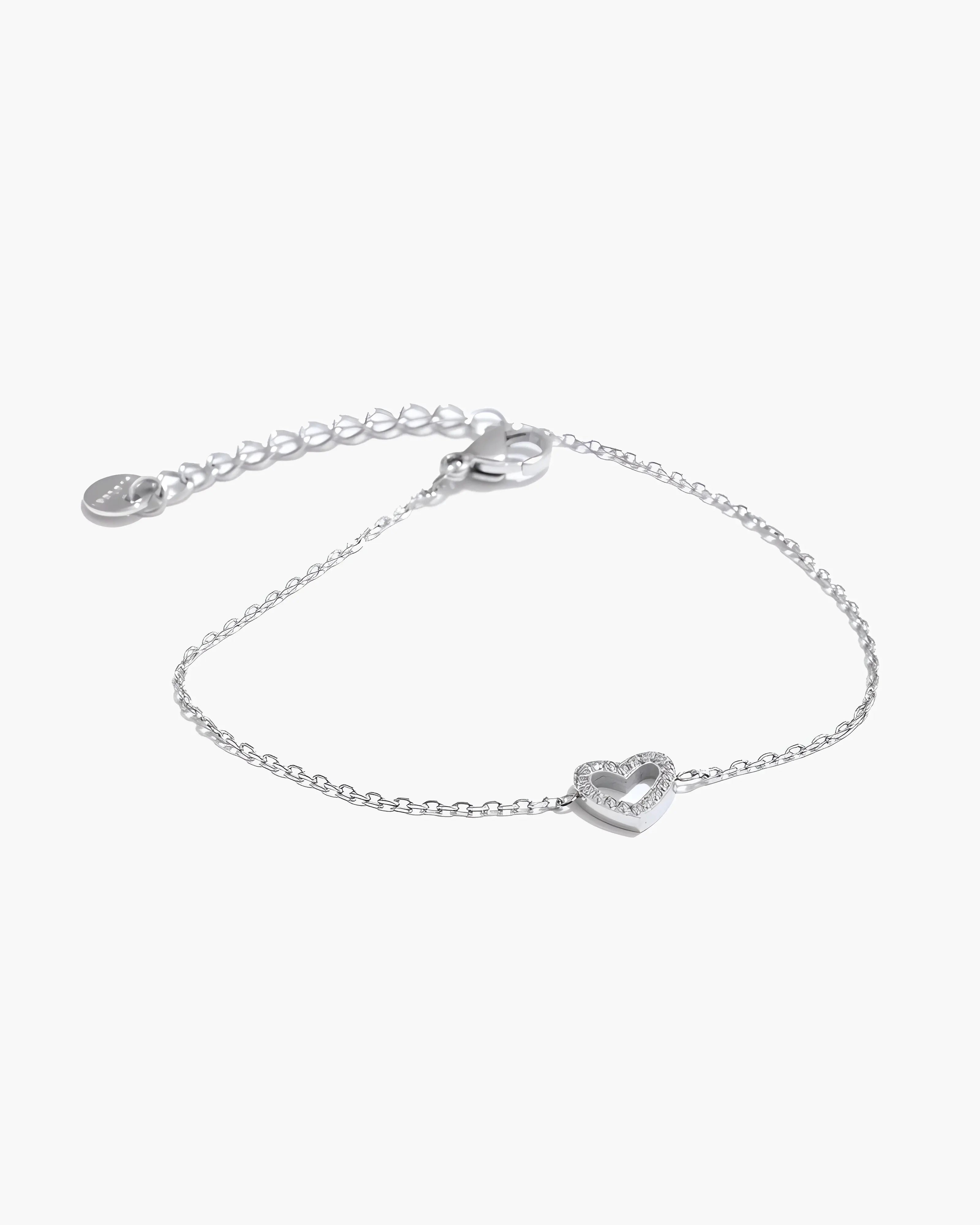 Pulseira Coração Strass