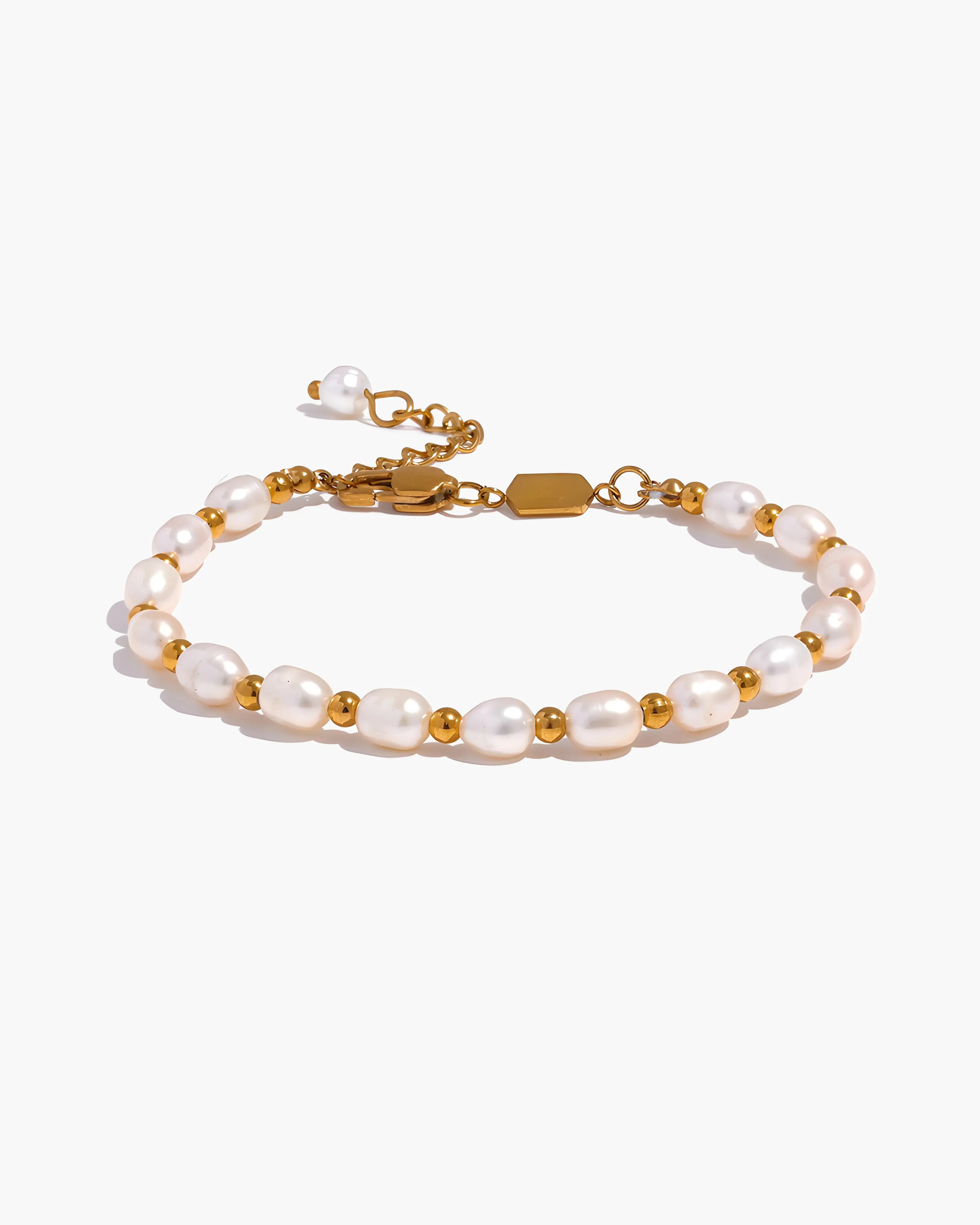 Pulseira Contas & Pérolas