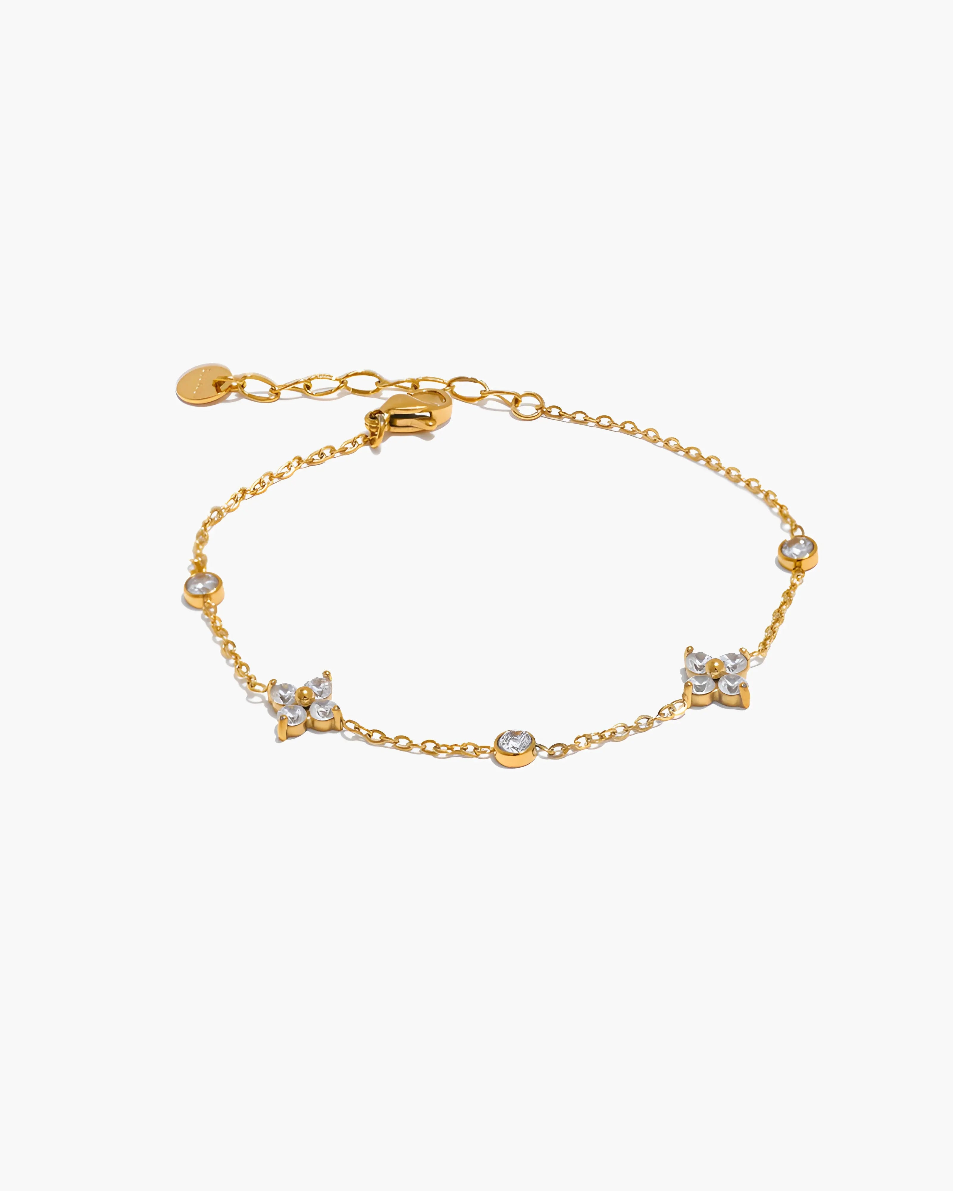 Pulseira Flor de Zircônia