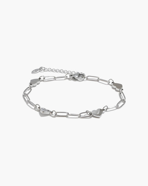 Pulseira Elos Corações