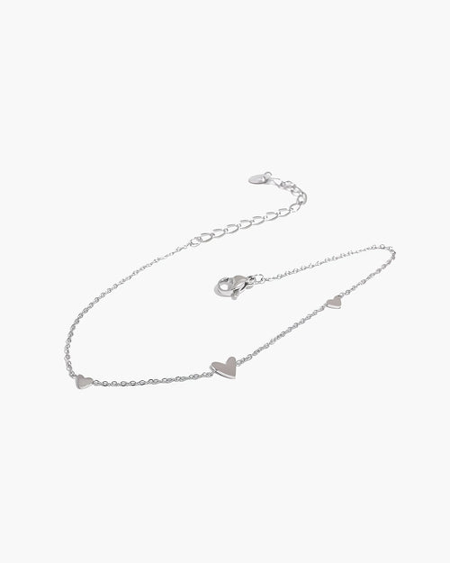 Tornozeleira Corações Delicados