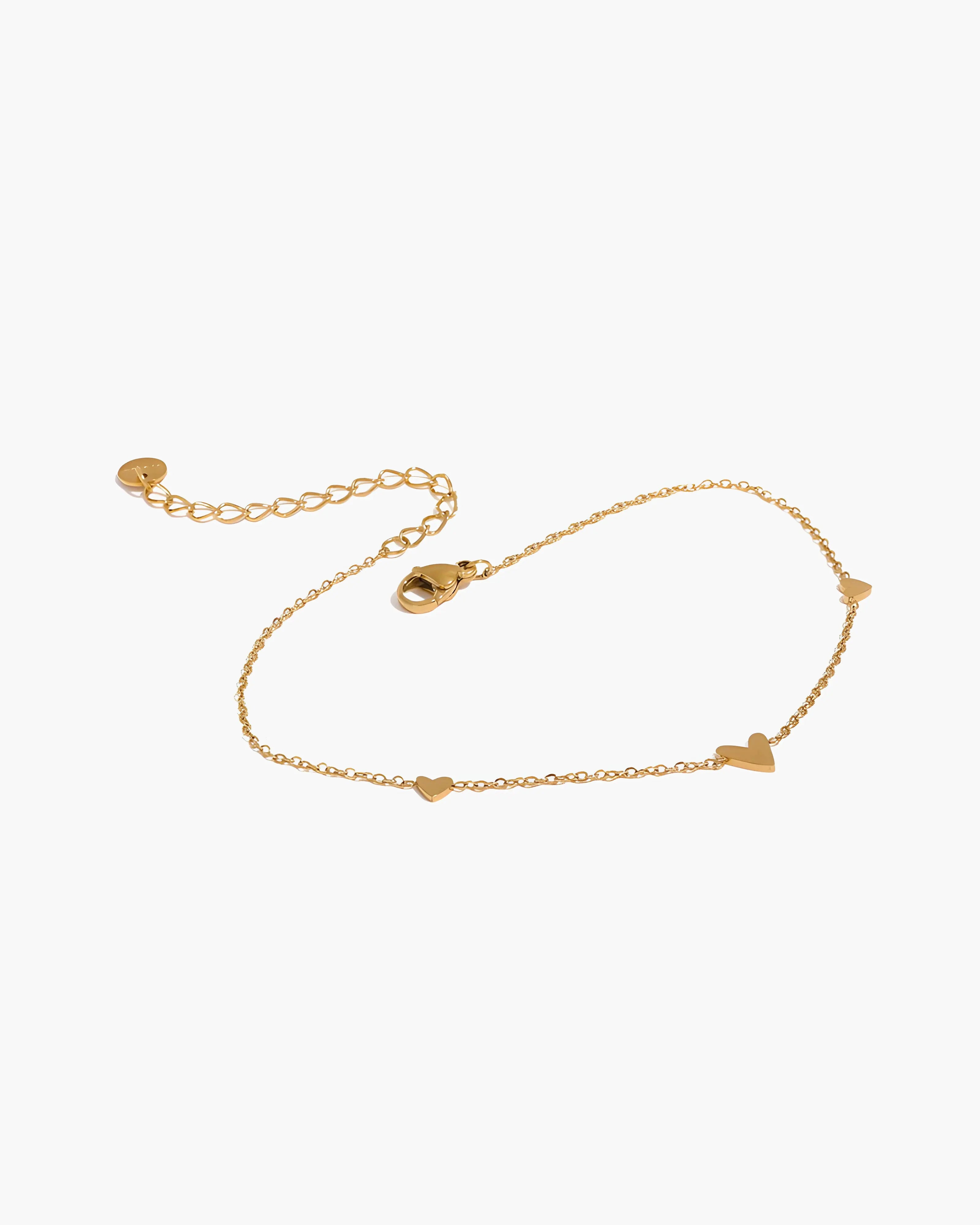 Tornozeleira Corações Delicados