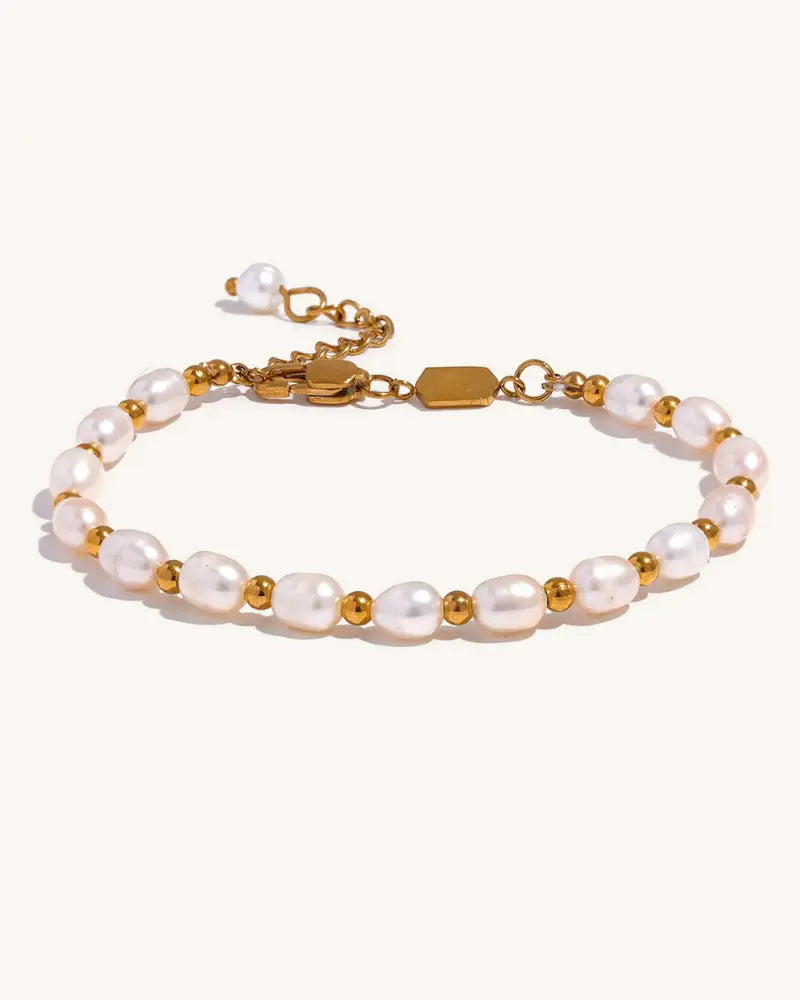 Pulseira Contas & Pérolas