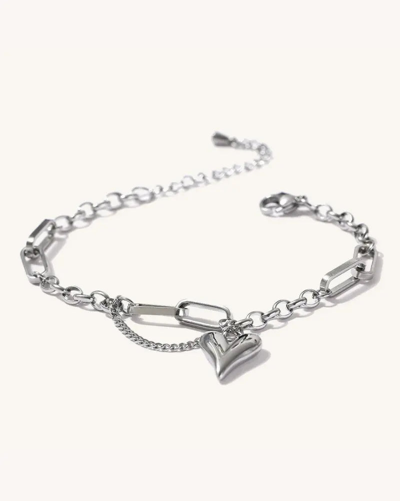 Pulseira Charm Coração Eternal