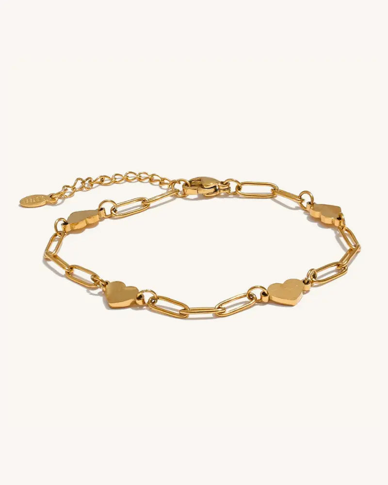 Pulseira Elos Corações