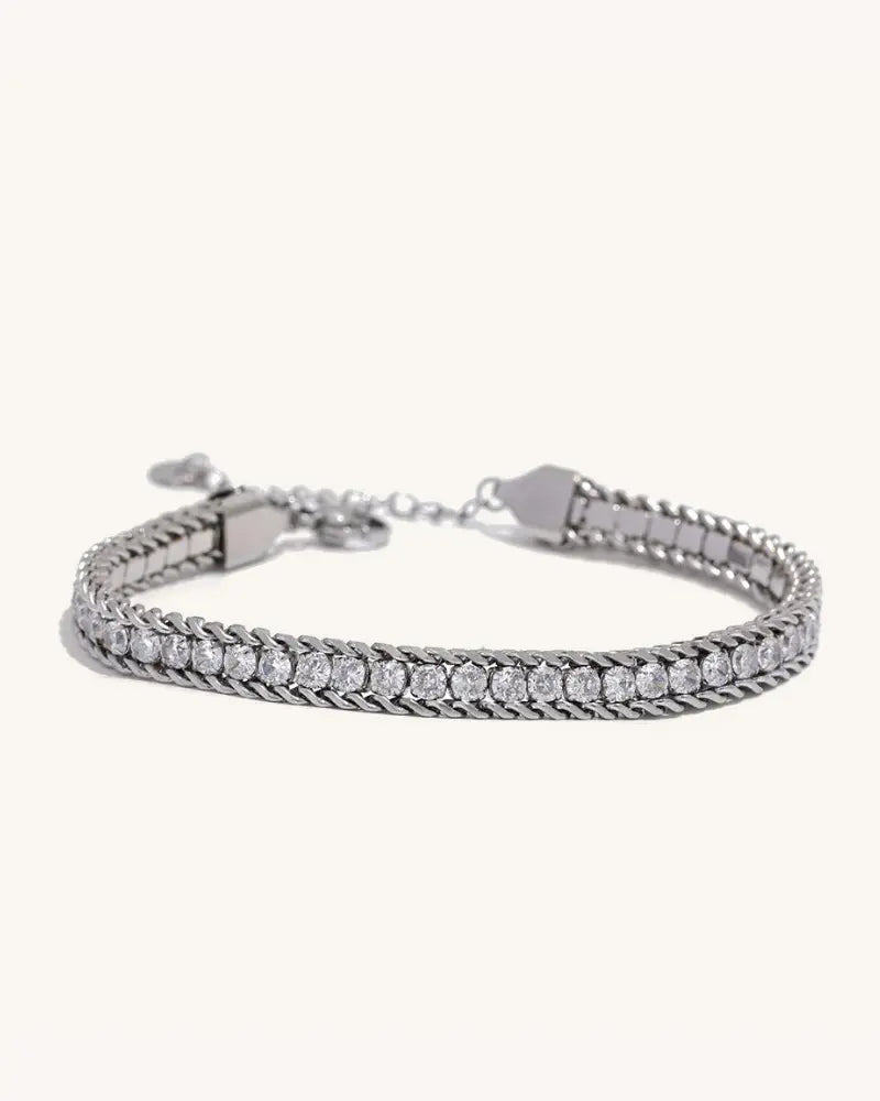 Pulseira Cravejada Fechada